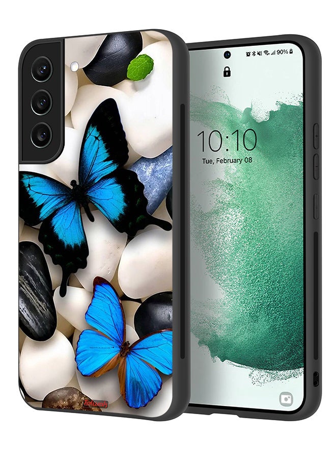 Tolwak Samsung Galaxy S22 5G Protective Case Cover Butterflies On Stones - Image 1