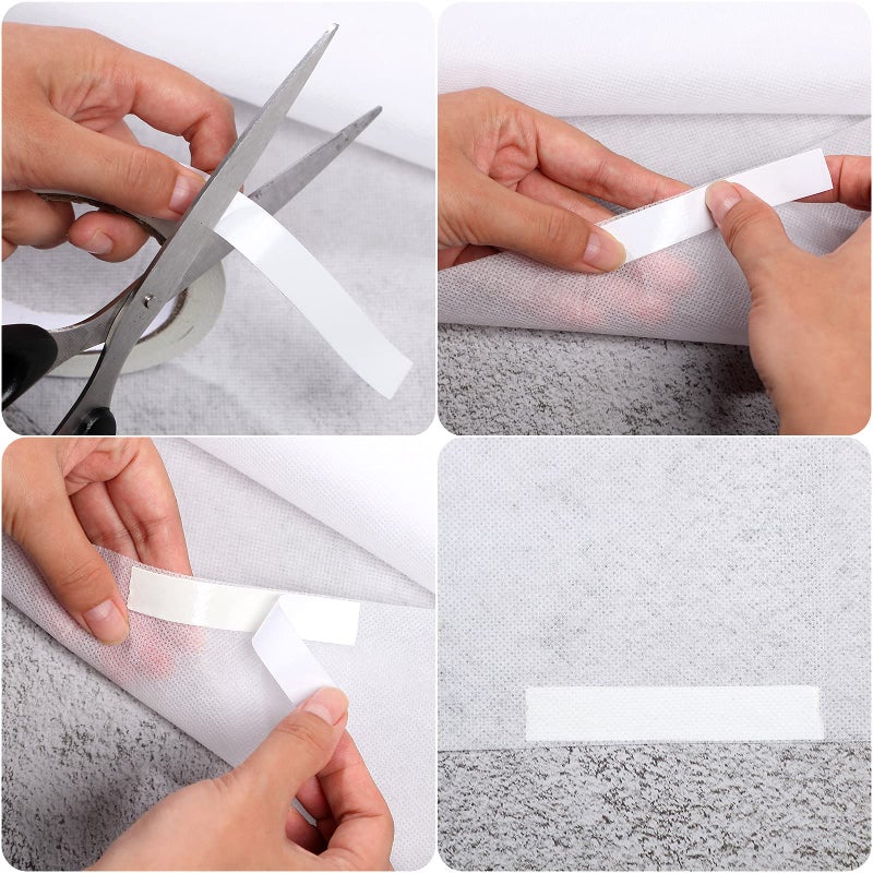 Shappy Carpet Runner Rug 55GSM Thickness with Carpet Tape Hallway Rug for Wedding Party Graduate Dance Floor Outdoor Accessories(White  2.6 x 30 Feet) - Image 4
