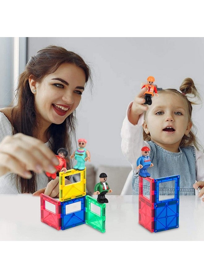 Playmags Magnetic Figures Community Set of 15 Pieces - Play People Perfect for Magnetic Tiles Building Blocks - STEM Learning Toys Children - Magnet Tiles Expansion Accessories Pack - Image 4