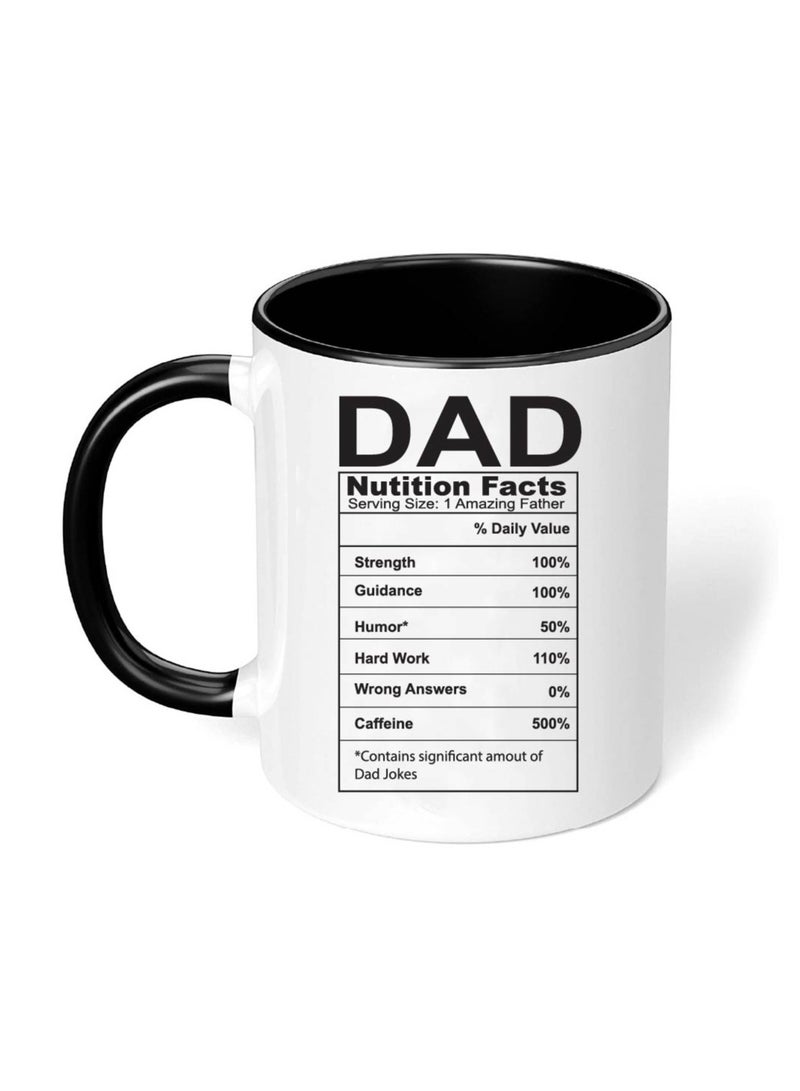 PRINTSHOP4ME Fathers Day Coffee Mug - Dad’s Birthday Gifts from Daughter Son - Gifts for Dad - Dad’s Black Ceramic Coffee Mug - Dad Gifts - Dad Appreciation Gifts - Gift for Daddy - Image 1