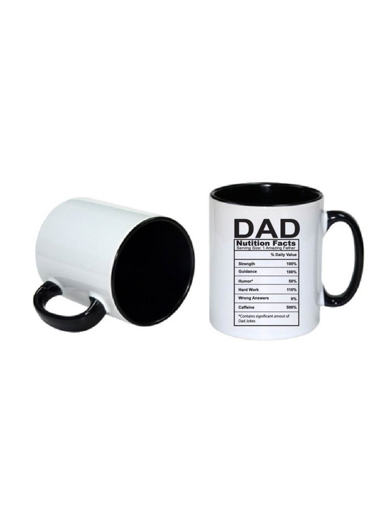 PRINTSHOP4ME Fathers Day Coffee Mug - Dad’s Birthday Gifts from Daughter Son - Gifts for Dad - Dad’s Black Ceramic Coffee Mug - Dad Gifts - Dad Appreciation Gifts - Gift for Daddy - Image 2