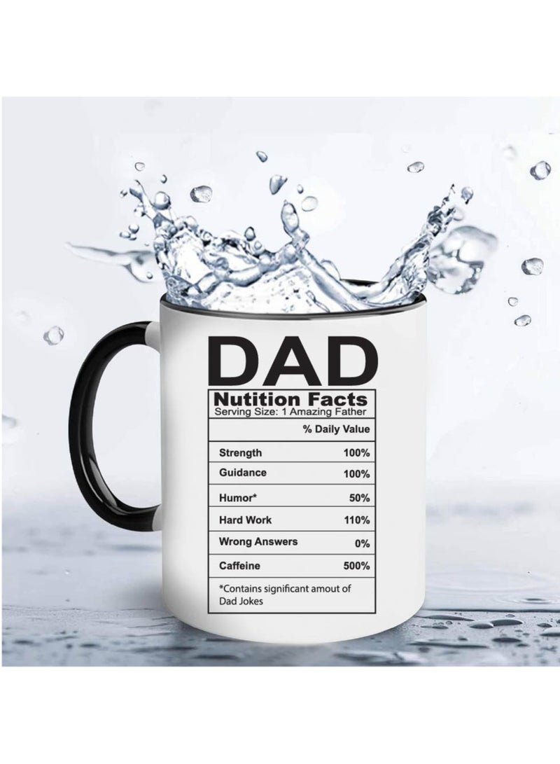 PRINTSHOP4ME Fathers Day Coffee Mug - Dad’s Birthday Gifts from Daughter Son - Gifts for Dad - Dad’s Black Ceramic Coffee Mug - Dad Gifts - Dad Appreciation Gifts - Gift for Daddy - Image 4