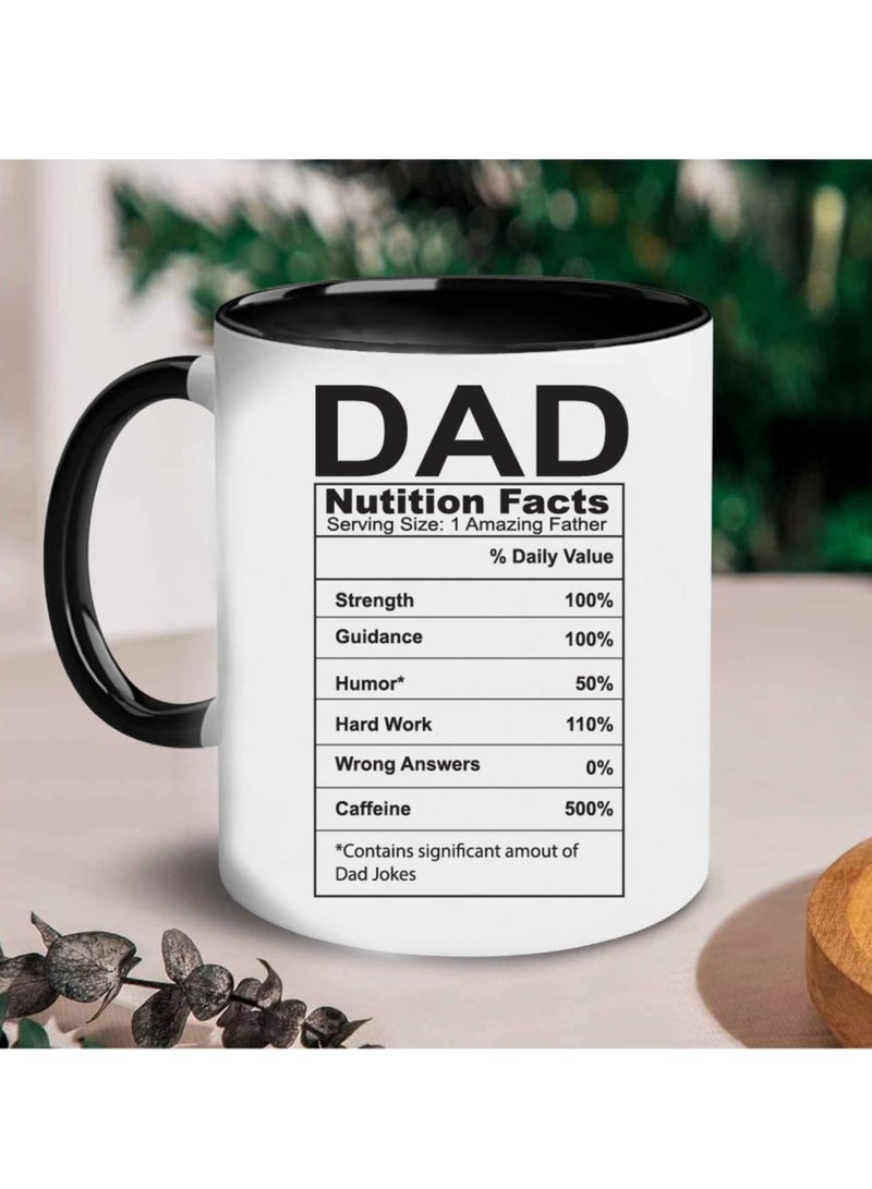 PRINTSHOP4ME Fathers Day Coffee Mug - Dad’s Birthday Gifts from Daughter Son - Gifts for Dad - Dad’s Black Ceramic Coffee Mug - Dad Gifts - Dad Appreciation Gifts - Gift for Daddy - Image 5