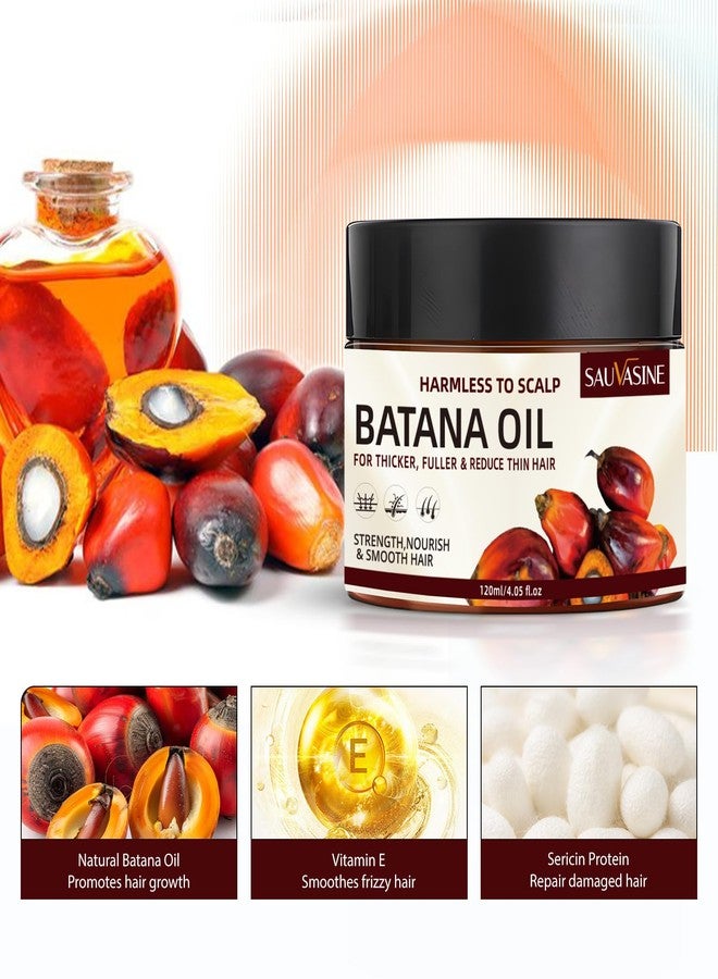 Lanthome Batana Oil for Hair Growth, Natural Dr. Sebi Hair Oil - Prevents Hair Loss, Eliminates Split Ends, Repairs Damaged Hair, Nourishes, for Men & Women- 120mL (4.05 Fl Oz) - Image 3