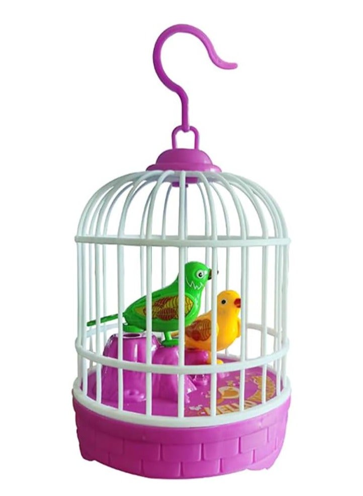 DubaiGallery Sound Activated With Light And Music Bird Cage Toy USB Imitates The Words Of The Kids Bird Cage Toy For Children - Image 1