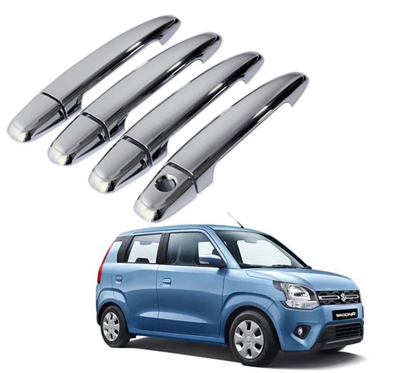 Auto Pearl Chrome Door Handle Latch Cover for Wagon R 2019 (Set of 4) - Image 3