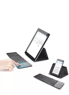 Generic B033 Folding Bluetooth Keyboard Ultra Slim with Touchpad  - Image 2