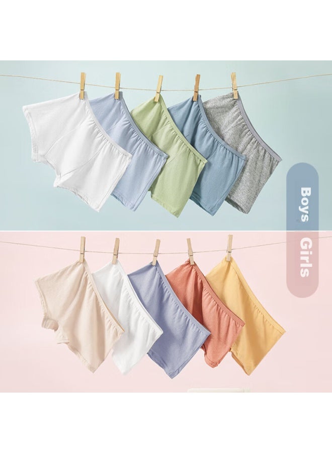 Pocket Travel Koudai Travel 5-pack Children's Disposable Underwear, Boyshorts, Girls' Pure Cotton Portable No-wash Travel Supplies, Girls' Xl Size  - Image 3