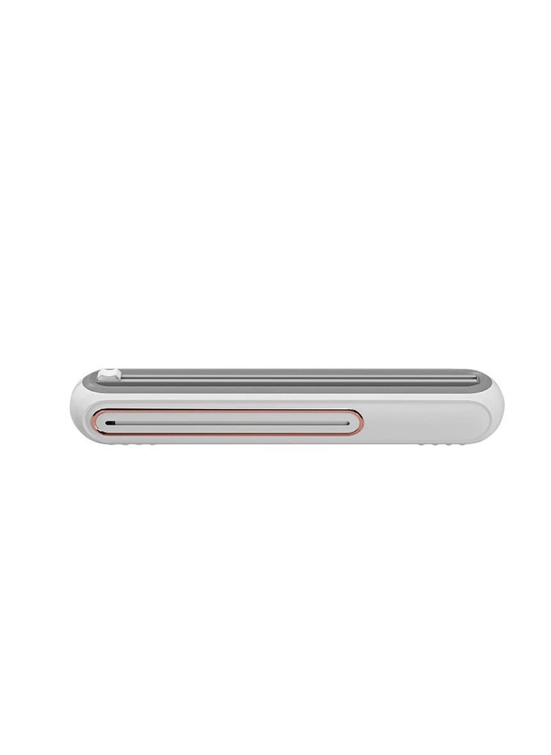 Generic - Magnetic Reusable Plastic Wrap Dispenser with Slide Cutter and Storage Rack for Cling Film and Foil - Image 1