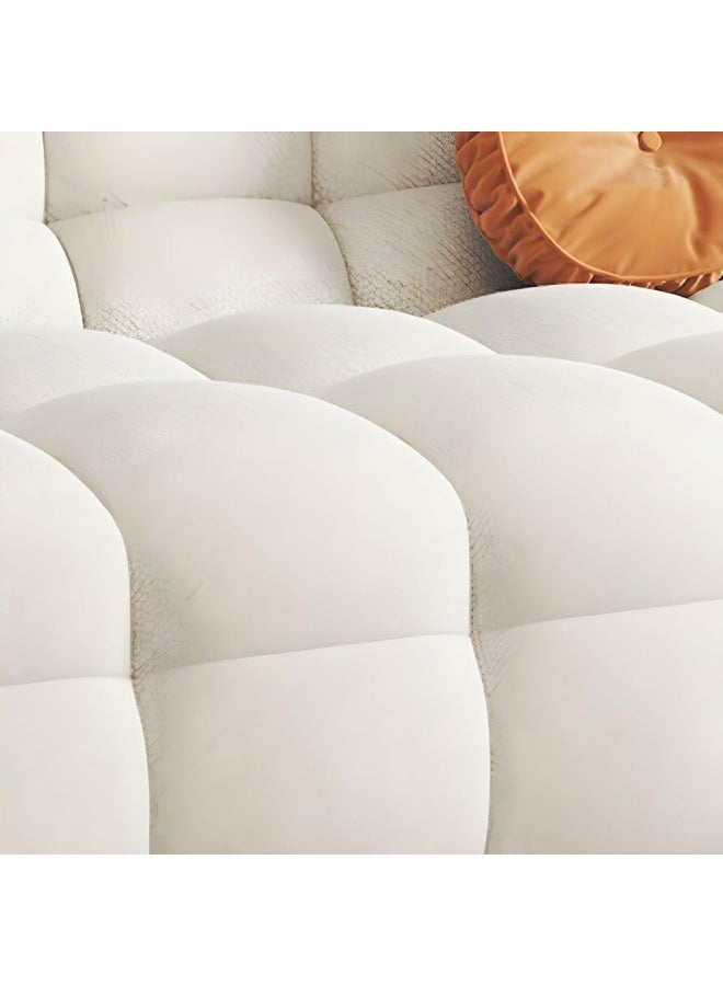 Zayn comforts Affordable Upholstered Wool American-Style single, 2 seater and 3-Seater Sofa  Comfortable & Spacious Sectional Seating (Single Seater Sofa With Ottoman) - Image 4