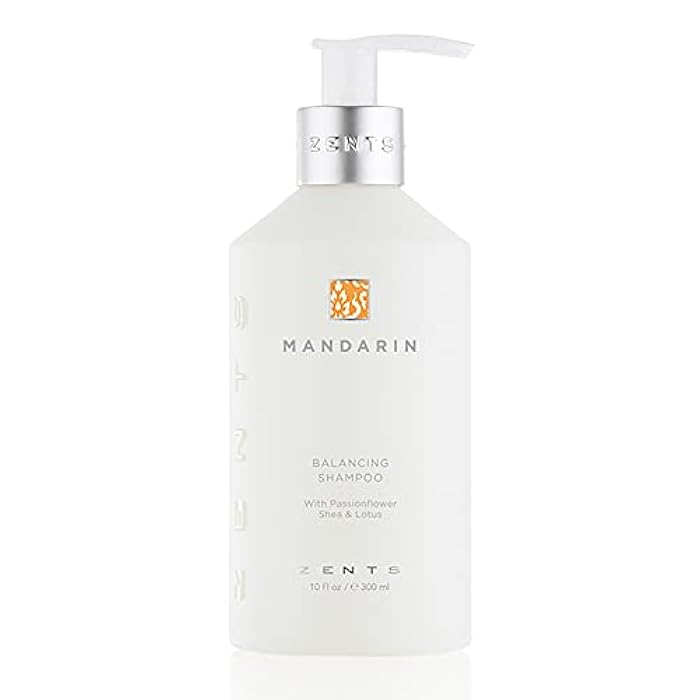 Zents Balancing Shampoo, Color Safe and Sulfate-Free with Organic Shea Butter & Lotus for All Hair Types, 10 fl oz - Image 1