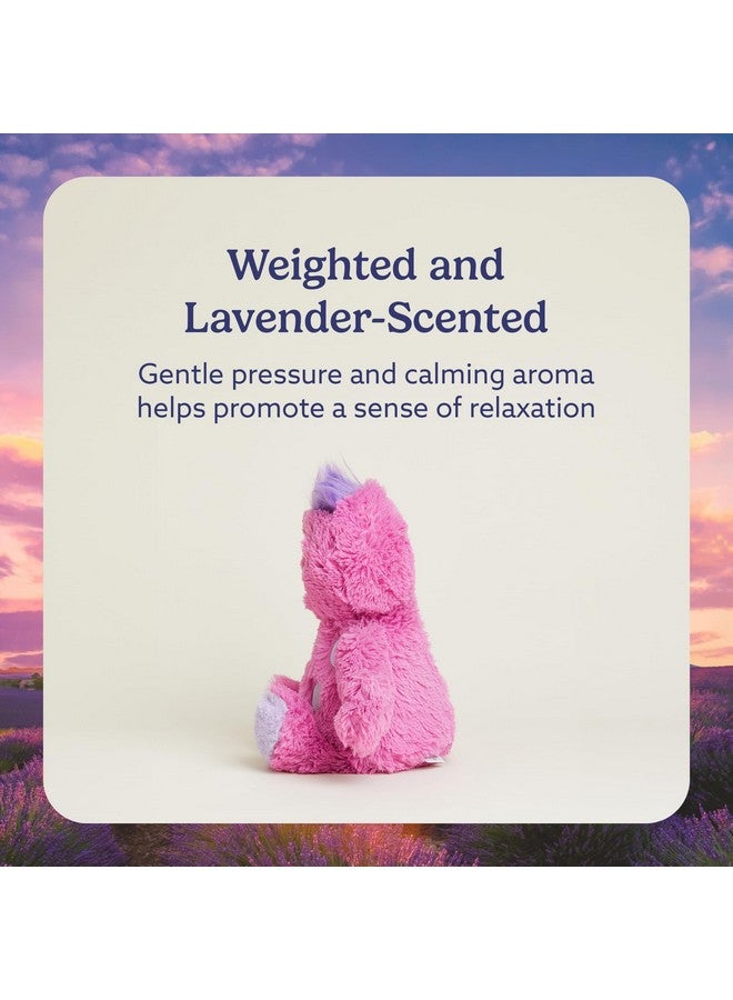 Warmies Microwavable & Weighted Stuffed Animals, Pink Monster - Heated Stuffed Animal Plushie for Warmth & Comfort - Cute Soft Plush Toys for Adults & Children (Boys, Girls, Babies & Toddlers) - Image 3