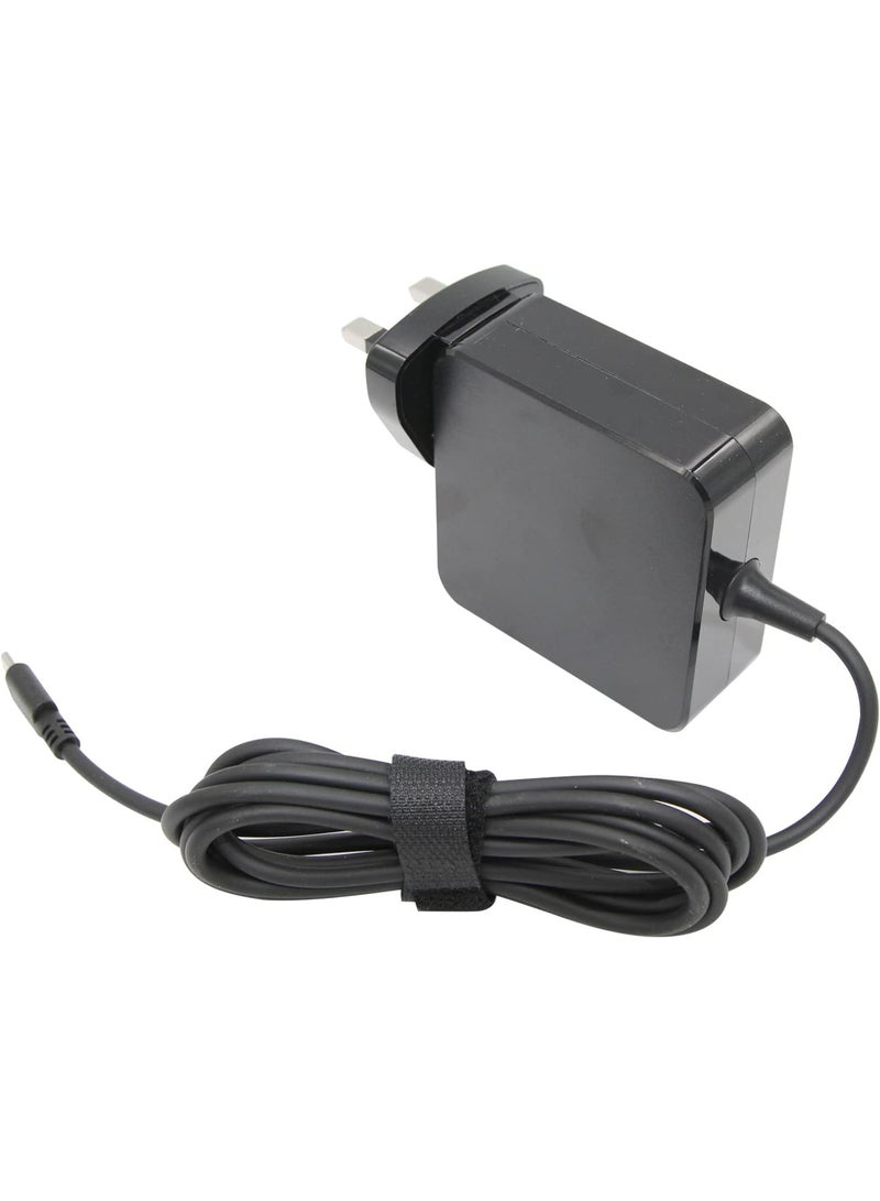 Zexen 65W Charger laptop adapter UK Plug for ASUS, 20V 3.25A, USB Type-C for ZenBook 3 UX390UA, for Lenovo ThinkPad Yoga, for HP chromebook, for Samsung, Dell, MacBook Pro/Air, more Type C Devices - Image 2