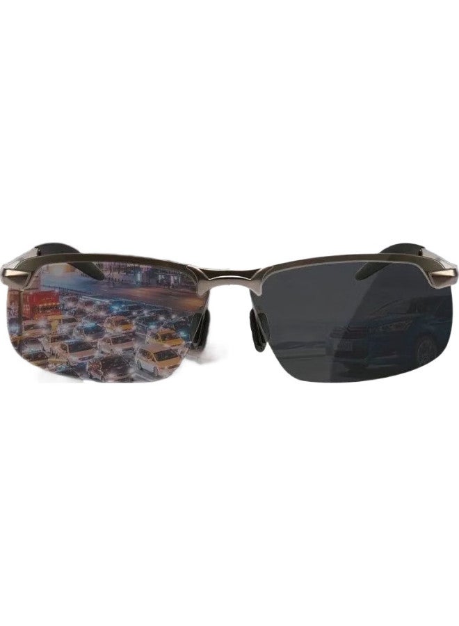 Boshide Driving Glasses, Specialized Driving Glasses For Men, Day And Night Use, Polarized Sunglasses, Photochromic Lenses, Black Frame With Photochromic Lenses - Image 2