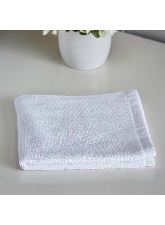 Blueberry Pack of 4 - 100% Cotton 600 GSM, 1xHand Towel(40x70cm),1 x Hand Towel (50x80) and 2 x Face Towel(30x30cm), Highly Absorbent Super Durable, Color-White - Image 3