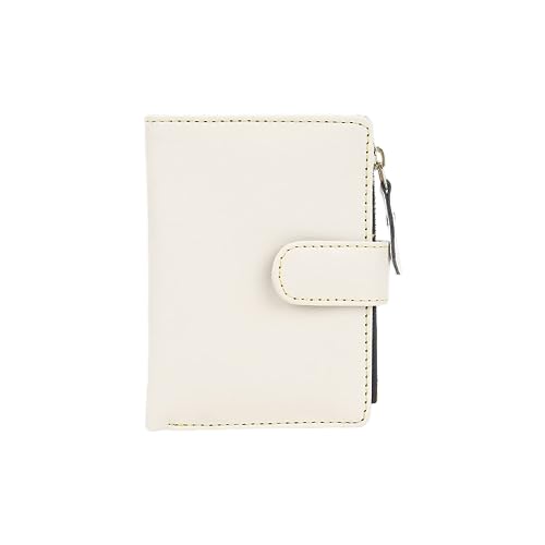 SAMTROH Small Women's Wallet -PU Leather Multi Wallets | Credit Card Holder | Coin Purse Zipper -Small Secure Card Case/Gift Wallet for Women and Girls (Cream) - Image 4
