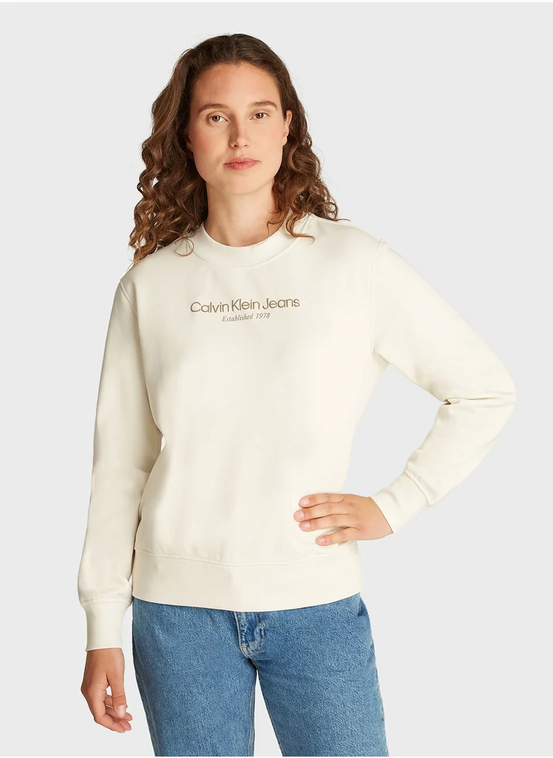 كالفن كلاين جينز Logo Graphic Sweatshirt