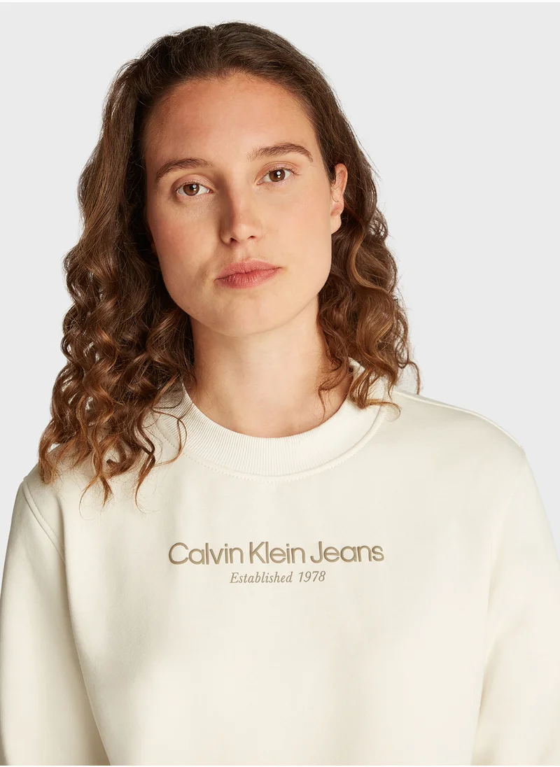 كالفن كلاين جينز Logo Graphic Sweatshirt