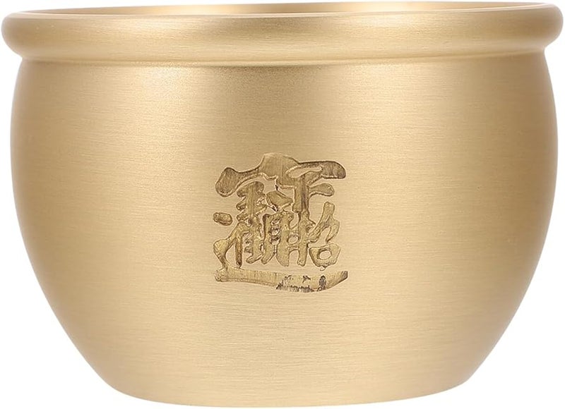 نحاس فنغ شوي منفضة سجائر سطح المكتب حامل رماد مدمج أنيق حاوية زخرفية هدية - Image 1