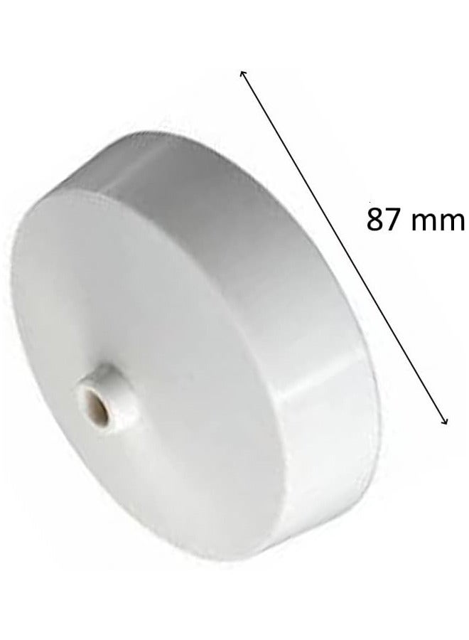RACO Ceiling Rose Modular Ceiling Light Electric Accessory for Domestic and Commercial Use White 87 mm - Image 4