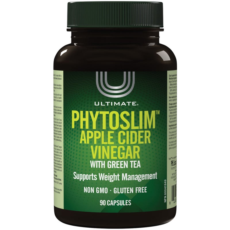 ULT PHYTOSLIM APPLE CIDER + GREEN TEA CAP 90'S