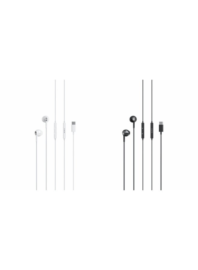 Starfire Premium Type-C Stereo Earphones In-Ear Wired Headphones with High Fidelity Sound, Built-in Microphone, Noise Isolation and Universal Type-C Compatibility - Image 1