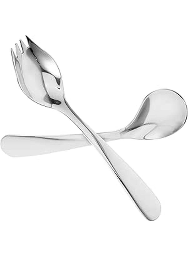 Angled Spoon Fork Set For Elderly Lightweight Adaptive Cutlery Silverware For Handicapped Adults - Image 1