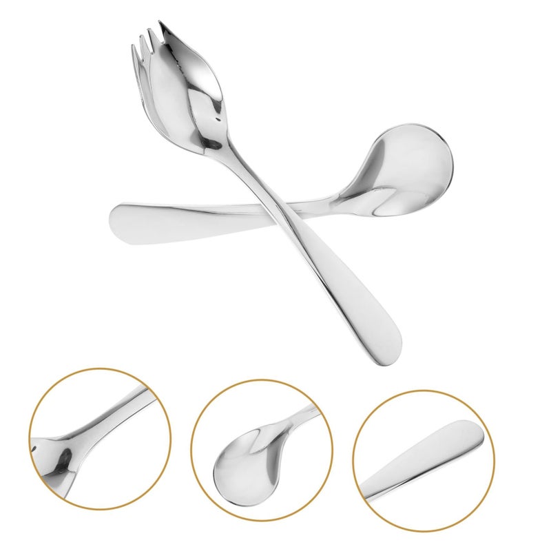 Angled Spoon Fork Set For Elderly Lightweight Adaptive Cutlery Silverware For Handicapped Adults - Image 4