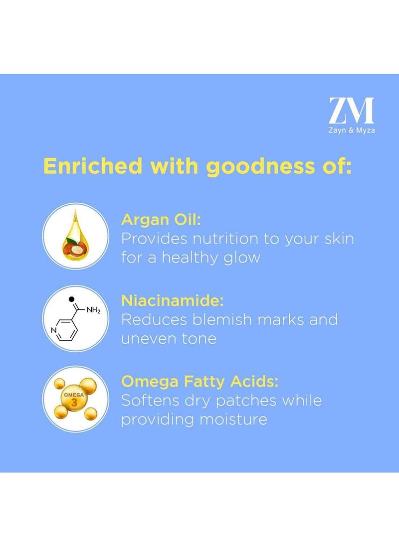 Zayn & Myza Zayn & Myza Argan Oil glowing Face Serum, Hydartes and Noursihes skin Reduces belmish marks and Uneven skin tone - 30ml  - Image 4