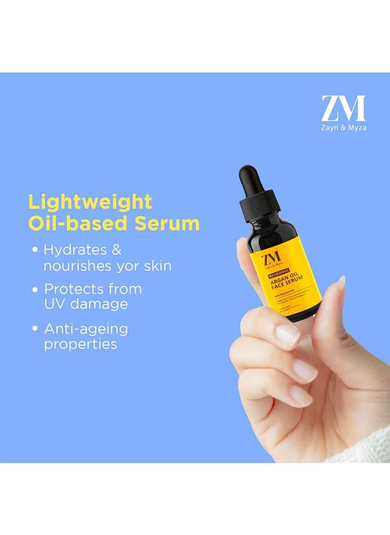 Zayn & Myza Zayn & Myza Argan Oil glowing Face Serum, Hydartes and Noursihes skin Reduces belmish marks and Uneven skin tone - 30ml  - Image 3