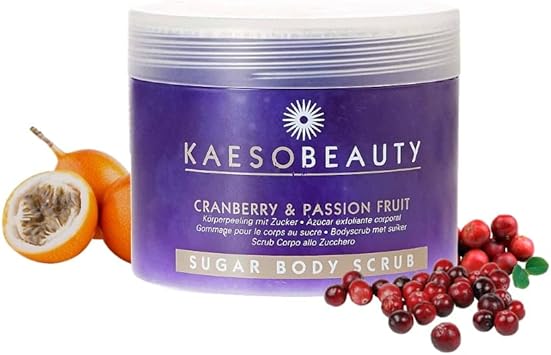 Kaeso Exfoliating Body Scrub Cranberry and Passion Fruit Sugar 450 ml - Image 1