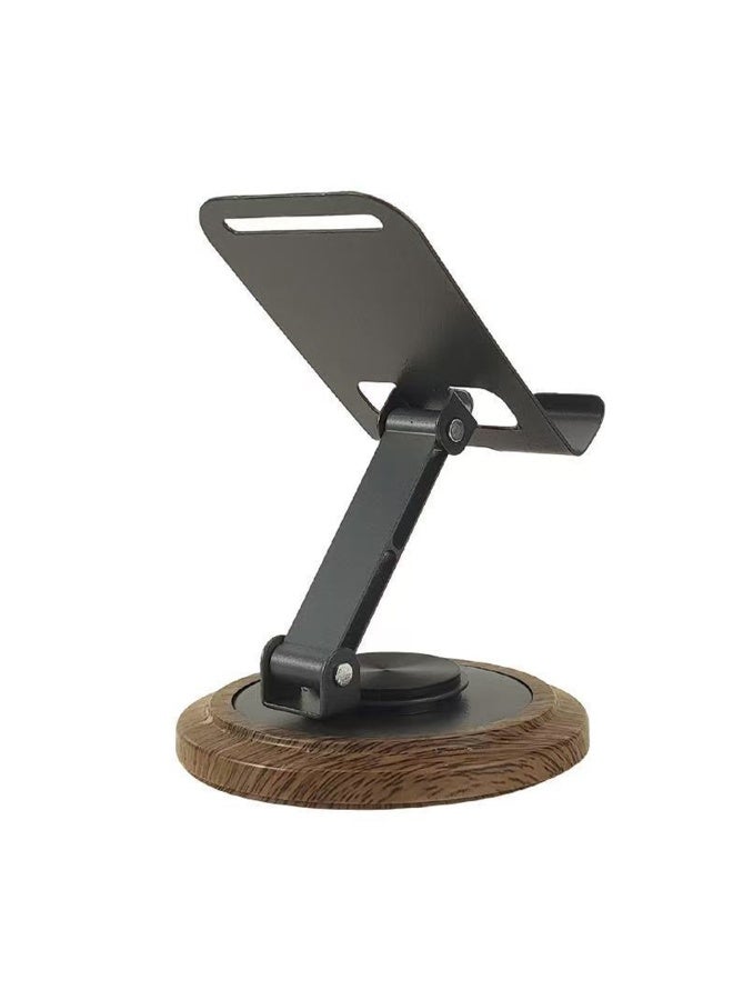 High-quality foldable metal mobile phone stand with stylish metal design, 360° rotation for an ideal viewing experience, suitable for all mobile devices, easy to store and carry, small size can be carried in the bag and is ideal for studying, working or watching content anywhere  - Image 2