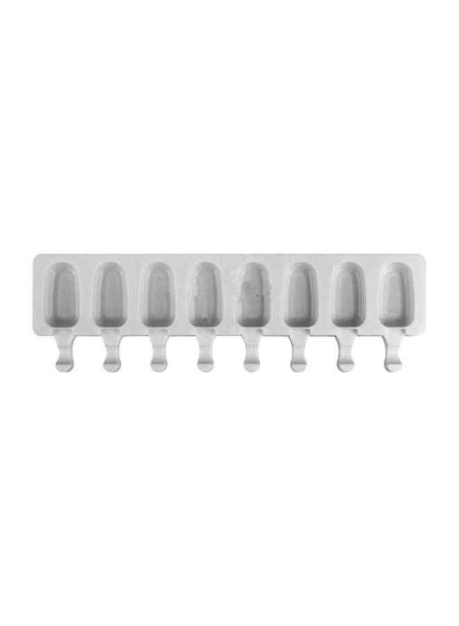 Beauenty 8-Cavity Popsicle Mould White 42x12.5x2cm - Image 1