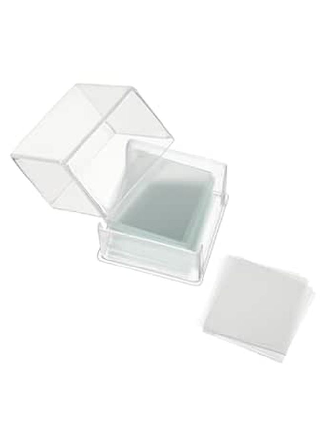 1000 Pcs 20x20mm Square Microscope Cover Glass Slides Non Fogging For Specimens - Image 1
