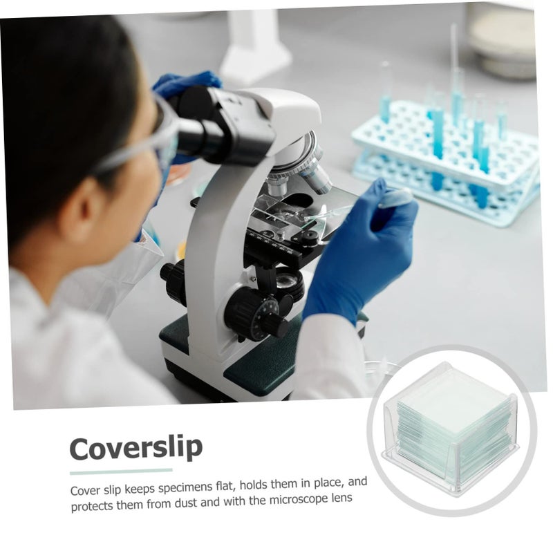 1000 Pcs 20x20mm Square Microscope Cover Glass Slides Non Fogging For Specimens - Image 5