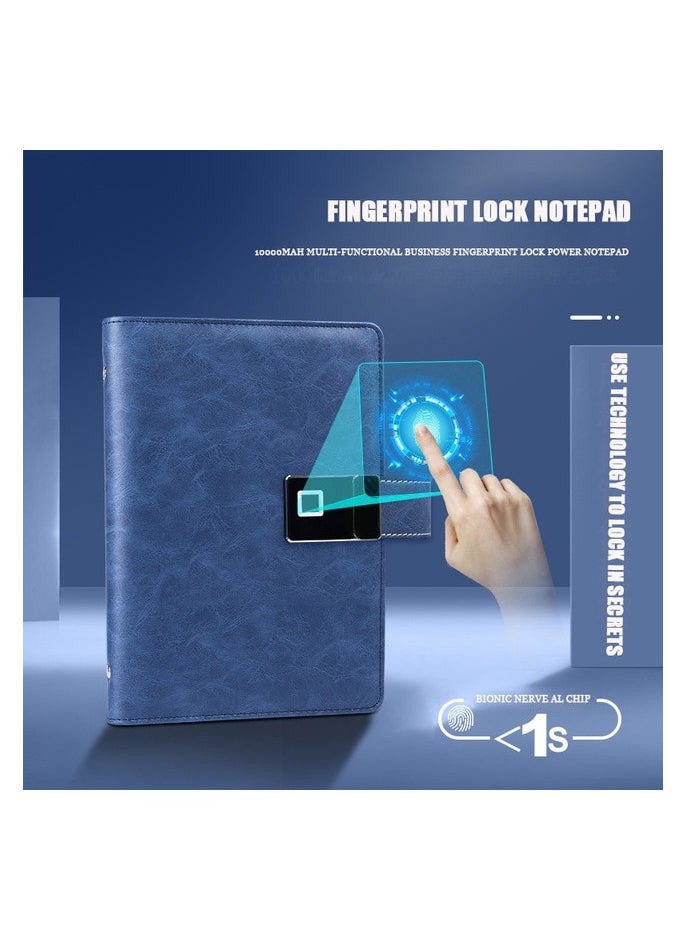 Generic - Fingerprint Lock Diary Notebook with U-Disk Pen Business Unique Gift - Image 1
