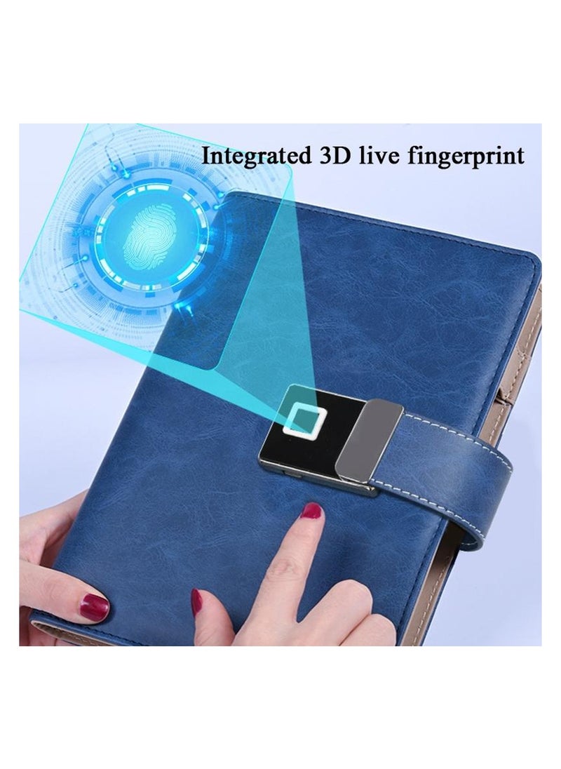 Generic - Fingerprint Lock Diary Notebook with U-Disk Pen Business Unique Gift - Image 1