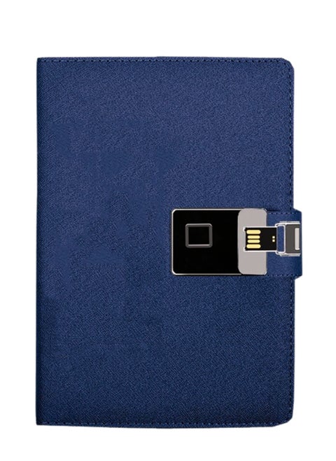 Fingerprint Lock Diary Notebook with U-Disk Pen Business Unique Gift