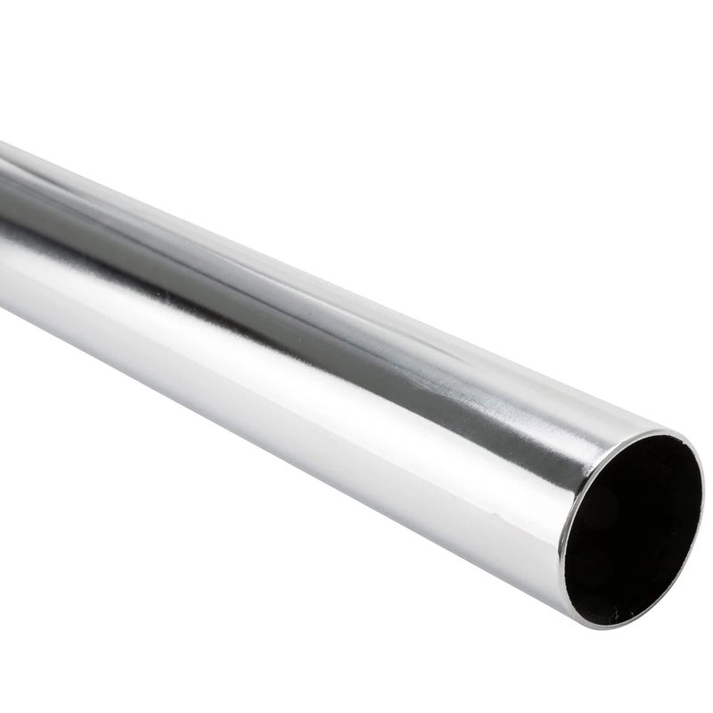 Desunia Desunia 72 Heavy Duty Round Closet Rod  32mm Diameter  Polished Chrome Clothes Pole  1 Pack 