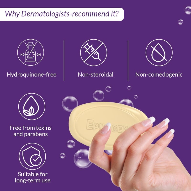 Fixderma Kojic Acid Soap Epifager Soap  Skin Brightening  Skin Lightening Soap  Reduces The Appearance Of Dark Spots And Melasma NonDrying And NonComedogenic Formulation  150gm Pack of 2 - Image 5