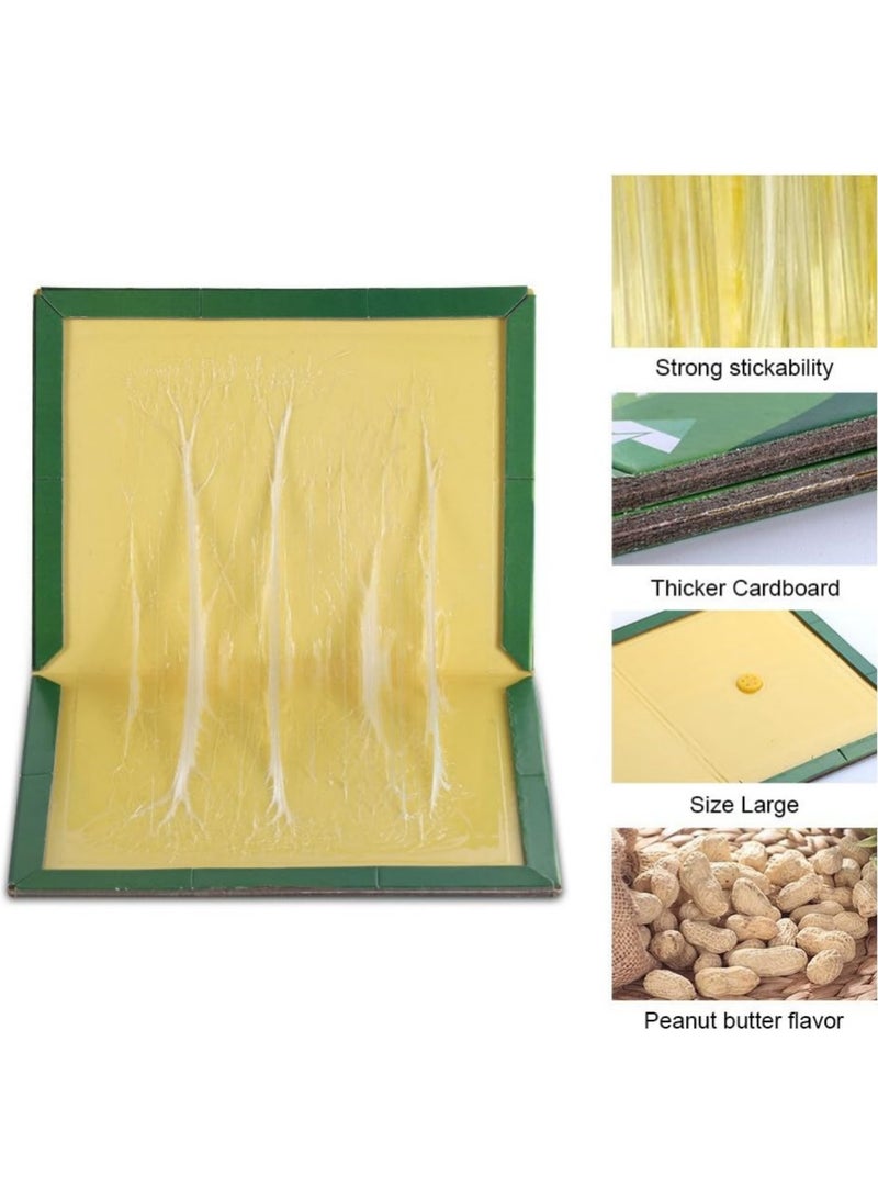 saykfoe [5-Pack] Mouse Rat Glue Trap, Super Sticky Adhesive Glue Board Traps for Mice Rats Catches Indoor&Outdoor, Trampas para Ratones, Extra Strength Heavy Duty Large Size Pads - Image 2