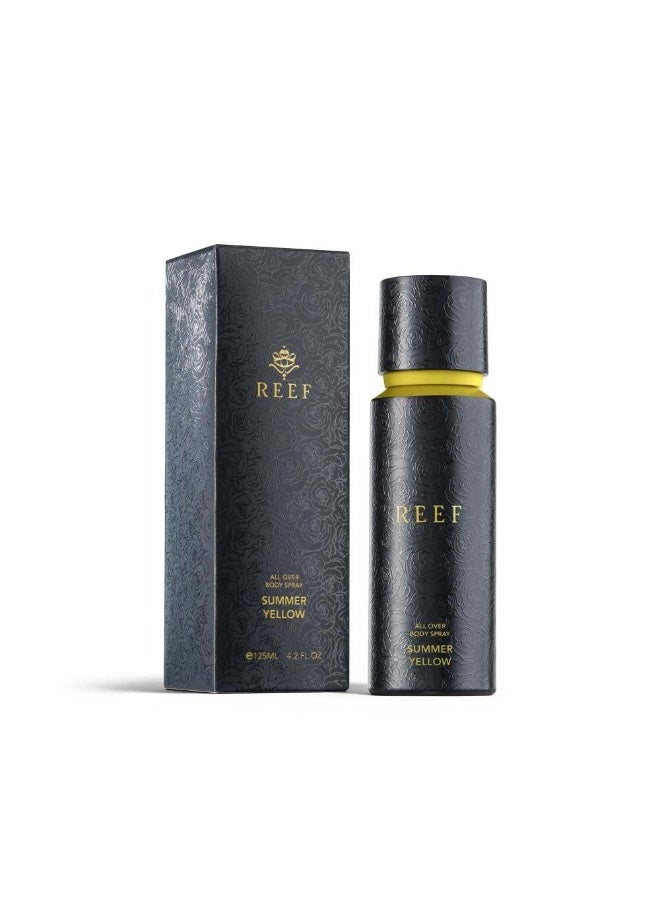 REEF perfumes بخاخ الجسم الأصفر الصيفي 125 مل - Image 1