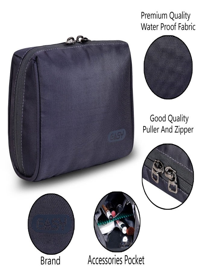 Easy Multi Utility Travel Pouch, 2 LTR Baggage with 1 Compartment and 1 Heavy Duty Metal Zipper Pouch, School Bag, College Bag, Office Bag, Gym Bag, Daily Use and Traveling Accessories (Grey) - Image 2