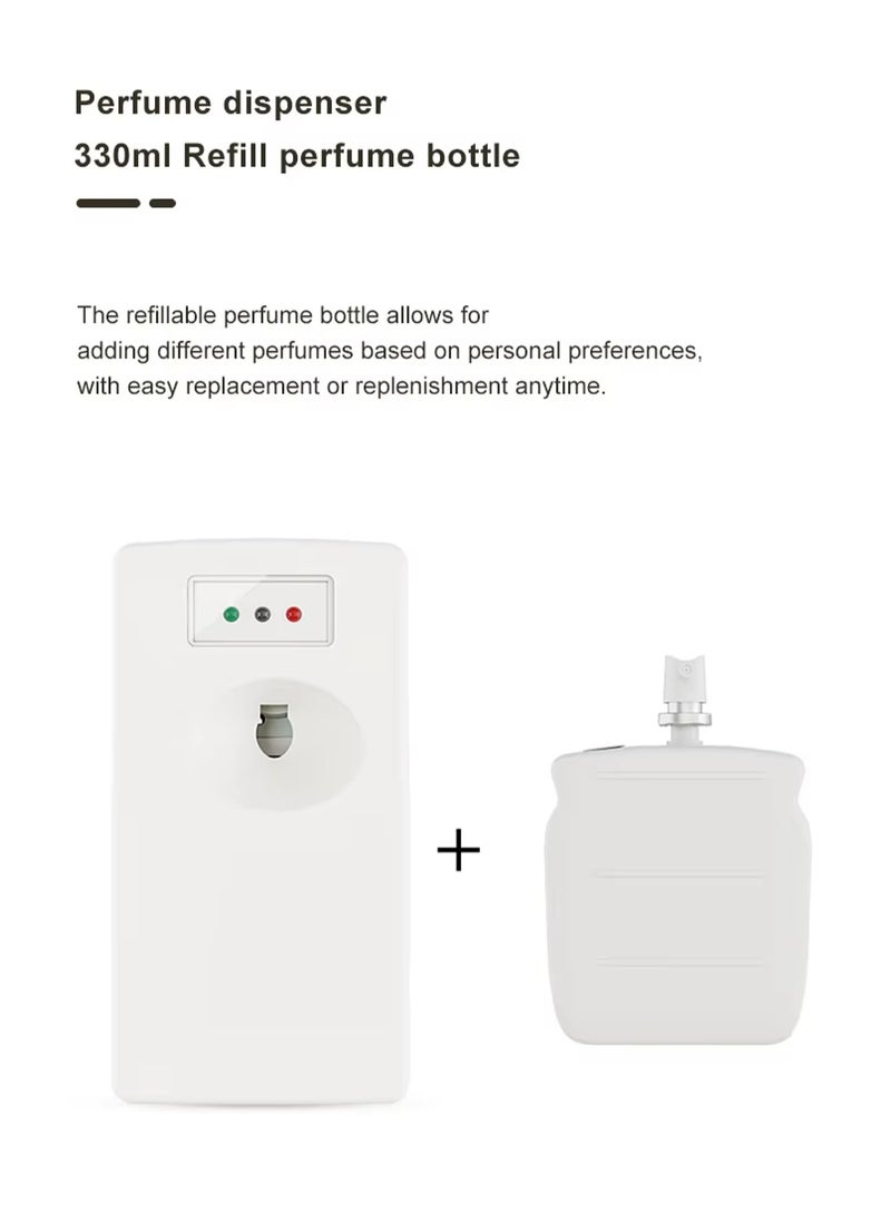 Mi VAZA - Cordless Air Fragrance Device - Air Freshener - Essential Oil Diffuser - Waterless Fragrance Diffuser - Timer Diffuser - Multifunctional Air Perfuming Device - Wall Mounted Aroma Diffuser - Smart Automatic Spray - Waterless Oil Diffuser for Home and Office - 330ml Capacity - Image 1