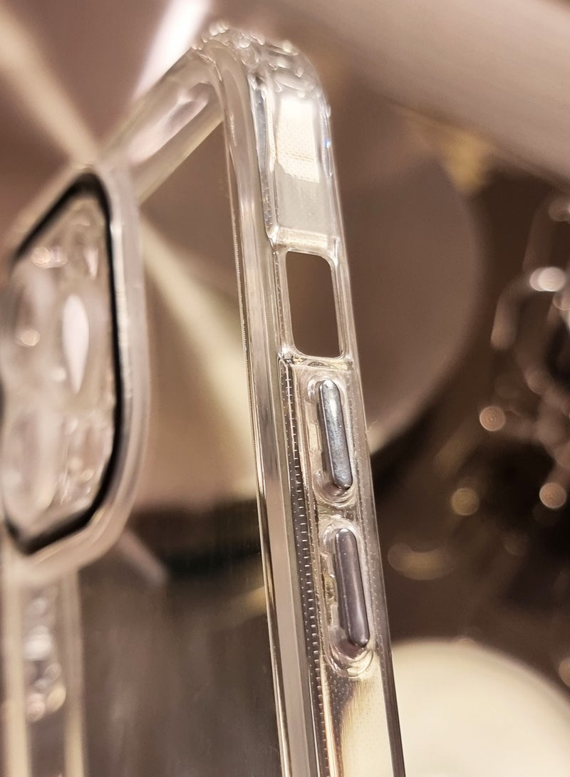 Transparent IPhone14 Phone Case With Black Camera Edges - Image 4