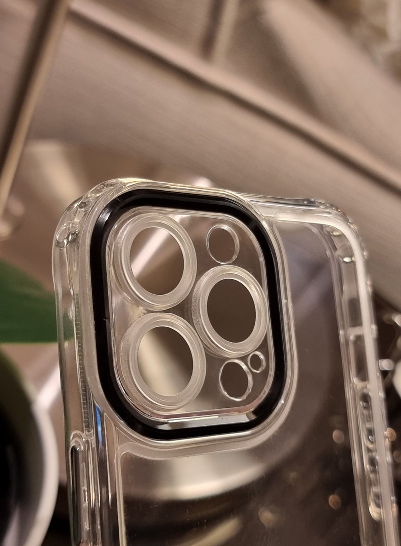 Transparent IPhone14 Phone Case With Black Camera Edges - Image 5