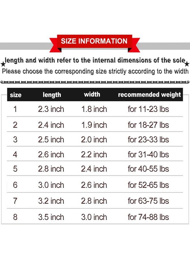 QUMY Dog Shoes for Large Dogs, Medium Dog Boots & Paw Protectors for Winter Snowy Day, Summer Hot Pavement, Waterproof in Rainy Weather, Outdoor Walking, Indoor Hardfloors Anti Slip Sole Red Size 4 - Image 3