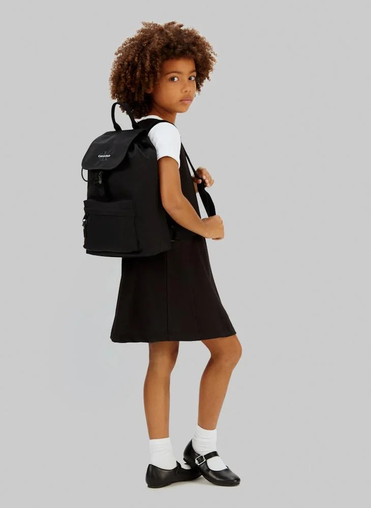 Calvin Klein Jeans  Youth Flap Monologo Backpack for Men | Best Price UAE