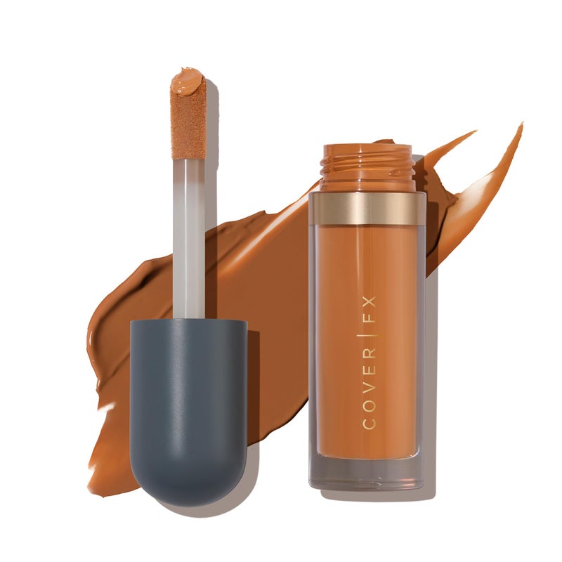 COVER FX Skin Discovered Longwear Full Coverage Concealer Buildable CreaseResistant High Coverage Formula Conceals Corrects and Brightens R1 Rich skintones with cool undertones