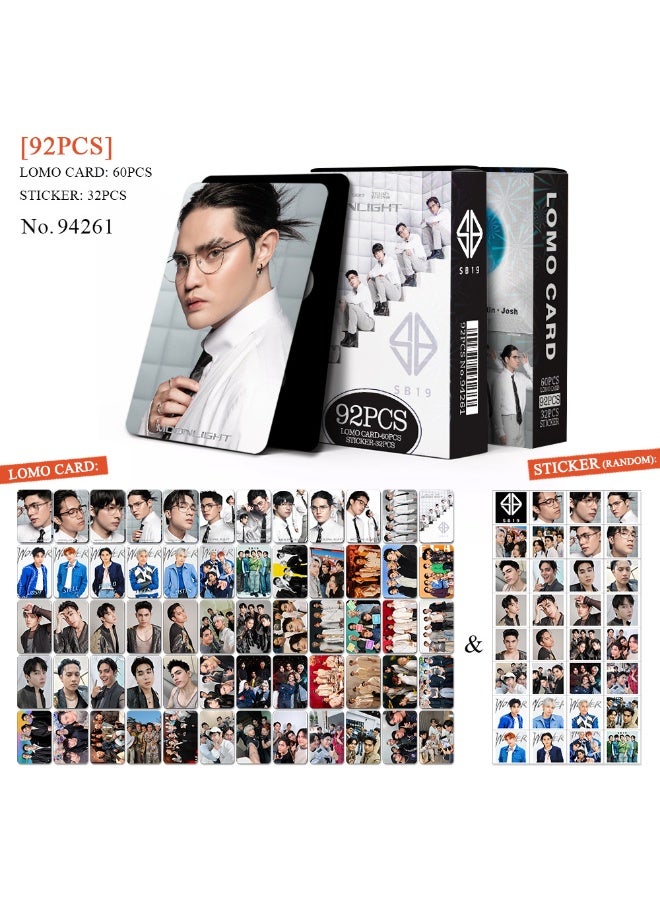 NIBEMINENT 92 قطعة بطاقات لومو SB19 لهدايا مجموعة المعجبين - Image 1